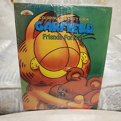 #ad Vintage Garfield Coloring amp; Activity Books by Landoll#x27;s Sealed pack of 4 $25.00