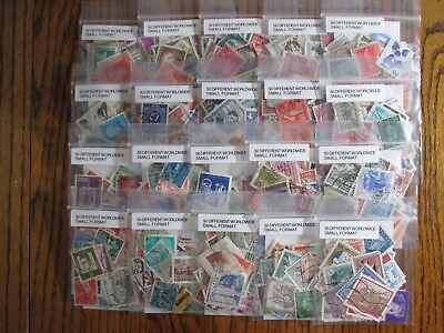 HENRYS#x27; STAMPS 1000 WORLDWIDE SMALL FORMAT 20 PAKS OF 50 DIFF. EACH USED #ad $12.99