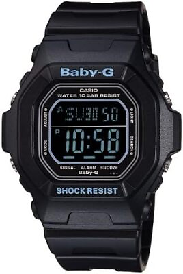 Casio Watch Baby G BG 5600BK 1JF Black Shock Water Resistant Rubber Japan $88.36