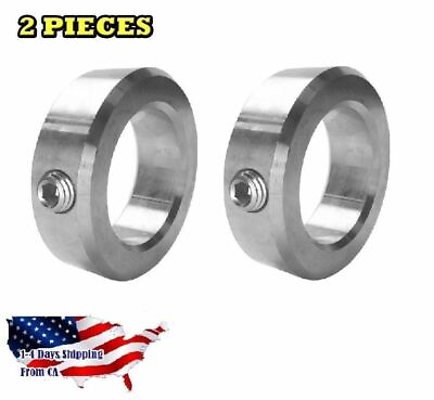 #ad 1 11 16quot; Bore Stainless Steel Set Screw Shaft Collar OD 2 1 2quot; Width $32.99