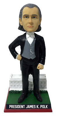 #ad James K. Polk White House Base President Bobblehead Numbered to 1844 $35.00