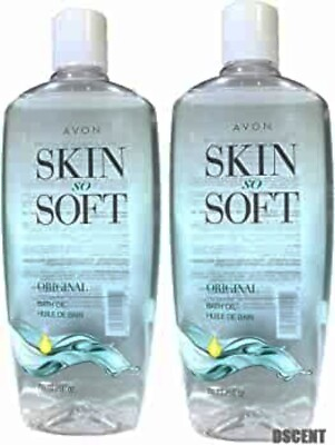 #ad Avon Skin So Soft Original Bath Oil Bonus Size 25 oz. Lot of 2 $48.99