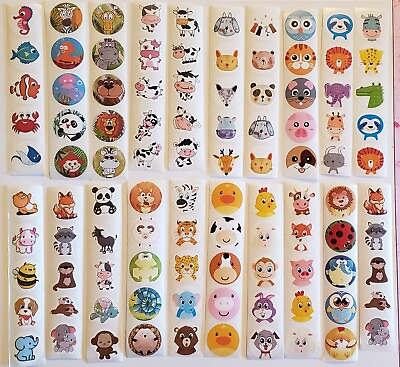 100 Cute Toddler Stickers Reward Stickers For Kids Animal Stickers Kids Stickers $3.75