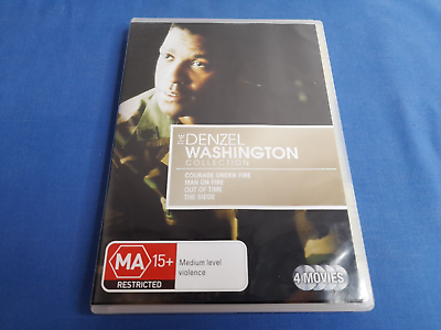 #ad The Denzel Washington Collection DVD Courage Man Fire Time Siege Region 4 AU $13.95