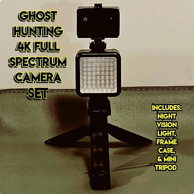 Ghost Hunting 4K Full Spectrum Camera Set takes awesome videos Paranormal $149.99