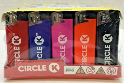 #ad Clipper Refillable Lighter *CIRCLE K BRANDED* Free Shipping Lot of 50 $19.95