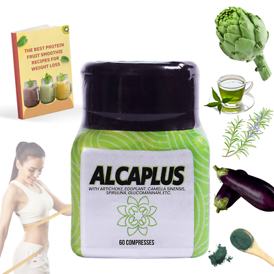 Alcaplus Original Suplemento Natural Dietético Perdida bajar de peso 60 Caps $42.99