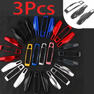 #ad 3Pcs Carbon Fiber Remote Key Cover Case Fob For Porsche Panamera Cayenne Macan $14.45