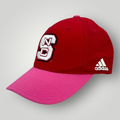 #ad #ad NC State Wolfpack NCAA Adidas Unisex Red Structured Flex Cap Size S M Climalite $15.95