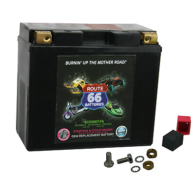 #ad YTX20L BS Replacement Battery for Deka ETX16L ETX20L Battery $54.88
