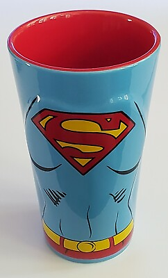 DC COMICS SUPERMAN Large Ceramic Coffee Cup Mug Dishwasher and micro safe 100 $5.00