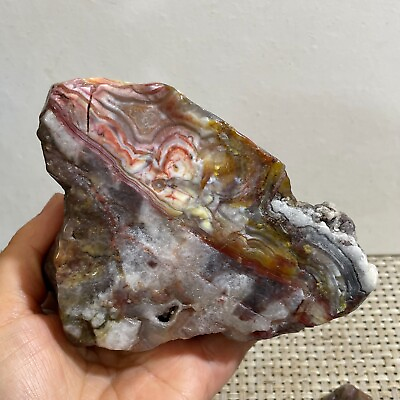#ad 634g Natural Mexican Crazy Lace Agate Rough Specimen Healing h5 $51.35