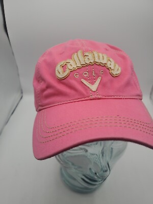 Callaway Golf Baseball Cap Women s Hot Pink Adjustable Hat $8.00