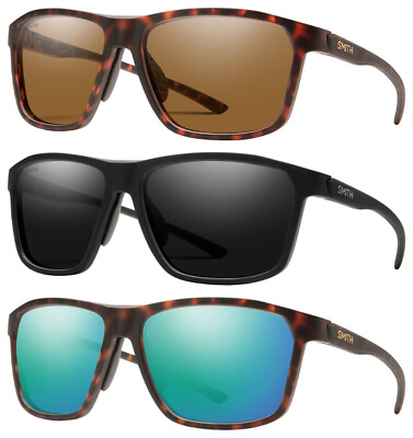 #ad Smith Optics Pinpoint Polarized ChromaPop Men#x27;s Square Sport Sunglasses 202559 $74.99