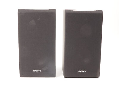 #ad Sony SS CS5 3 Way 3 Driver Bookshelf Speakers Speaker Pair Black $99.95