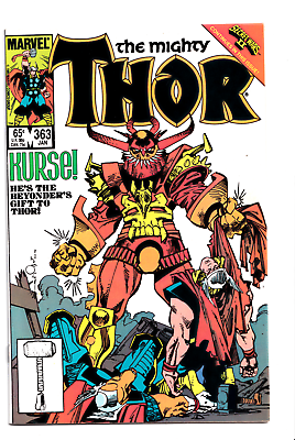 #ad Thor #363 1986 Marvel Comics Thor Is Transformed Into A Frog $5.99