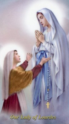#ad Prayer to Our Lady of Lourdes Laminated Holy Cards. QUANTITY 25 CARDS $19.99