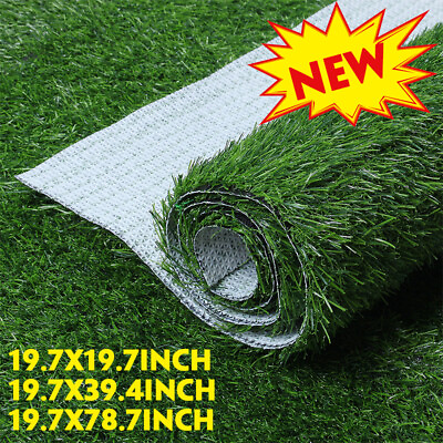 20mm Synthetic Artificial Grass Turf Roll Carpet Fake Garden Landscape Lawn Mat #ad $17.99