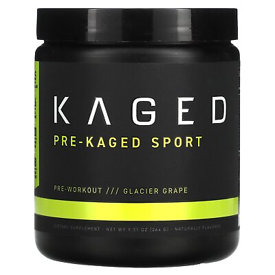 #ad PRE KAGED Sport Pre Workout Glacier Grape 9.31 oz 264 g $24.99