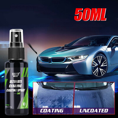 #ad 1* 50ml 9H Nano Ceramic Car Paint Coating Protector Polishing Liquid Accessories $14.31