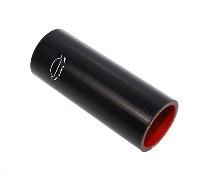 #ad 8quot; Length 4 Ply Reinforced 2.25quot; ID Straight Coupler Silicone hose Coolant BLACK $13.00