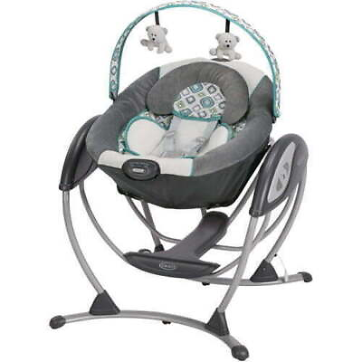 #ad Gliding Baby Swing 2 Speed Settings Spacious 3 Tilt Positions Power Saving New $213.71