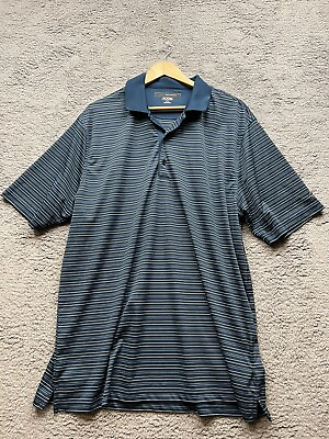 #ad Greg Norman Play Dry Mens Golf Shirt Blue Size XL $12.10