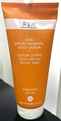 #ad REN Clean Skincare AHA Smart Renewal Body Serum Radiance 6.8oz New amp; Sealed $14.99