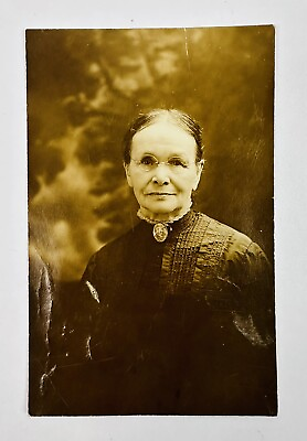 #ad Antique Photograph #2 Portrait Of Elderly Woman $8.67