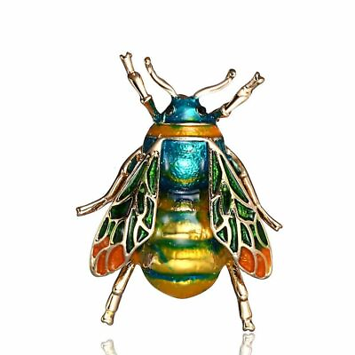 Insect Bumble Bee Brooch Women Kids Girls Bee Jewelry Enamel Brooches Jewelry $12.47