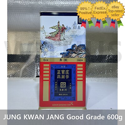 JUNG KWAN JANG Korean Red Ginseng Roots Good Grade 30Ji 600g 정관장 양삼30지 $344.44