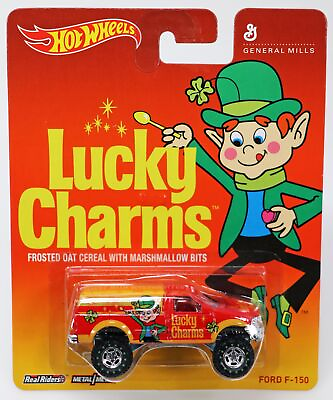 #ad Hot Wheels Ford F 150 Lucky Charms Pop Culture General Mills #BDR75 NRFP 2013 Rd $33.70