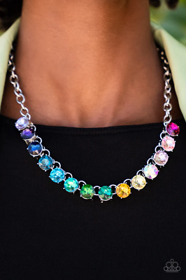 #ad Paparazzi: Rainbow Resplendence Multi Necklace $5.99