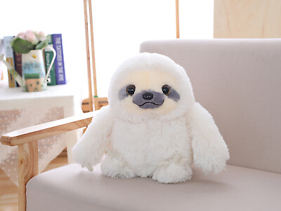 #ad Winsterch Kids Stuffed Animal Sloth Bear Plush Toys Gift Baby Doll White 15.7#x27;#x27; $18.99