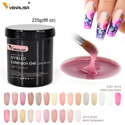 Venalisa Soak Off UV Extension Gel Salon Bulk Nail Art Supply LED Polish 225g $60.30