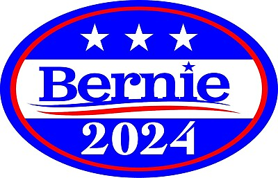 #ad BERNIE car magnet Bernie Sanders President 2024 Magnetic Bumper Sticker 5.5quot;x3.5 $6.97