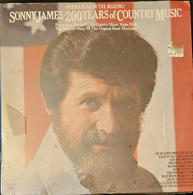 #ad Sonny James 200 Years Of Country Music LP Vinyl Record Album Sealed $5.77