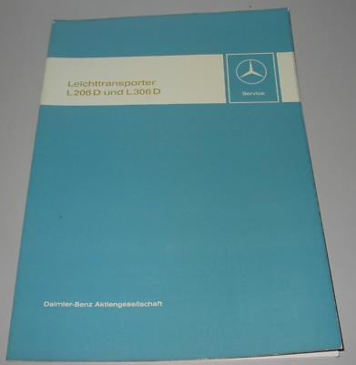 Werkstatthandbuch Mercedes Harburger Transporter L 206 D L 306 D Januar 1971 EUR 69.90