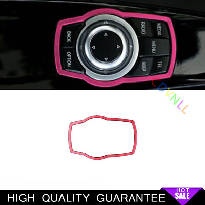 #ad Car Function Control Button Frame Trim Fit For BMW X2 F39 2018 2021 Red Aluminum $24.51