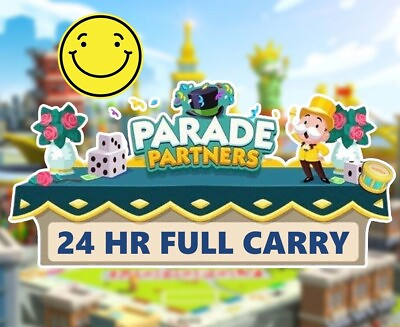 #ad Monopoly Go PARADE Partners Event FULL CARRY 24 HOURS $12.00