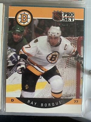 #ad Ray Bourque hockey card. Last name spelled wrong $10.00