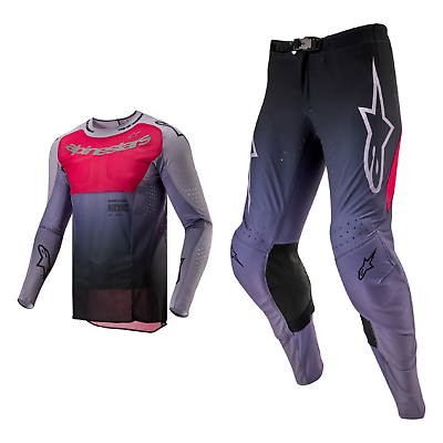 #ad New Alpinestars Supertech Dade Iron Red Motorcycle Gear Jersey Pants Kit MX $299.90