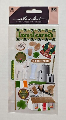 #ad Sticko Ireland Travel Scrapbooking Stickers $5.49