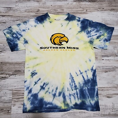 #ad Tye Dye Spiral Shirt Size Medium Southern Missouri University Champion $19.99