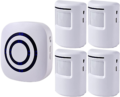#ad #ad Motion Sensor Alarm Wireless Driveway Alarm Home Security Business $53.99