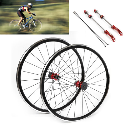 #ad 700C Road Bike Wheels Frontamp;Rear Clincher Rim Brake 7 8 9 10 11 Speed Bike Wheel $111.15