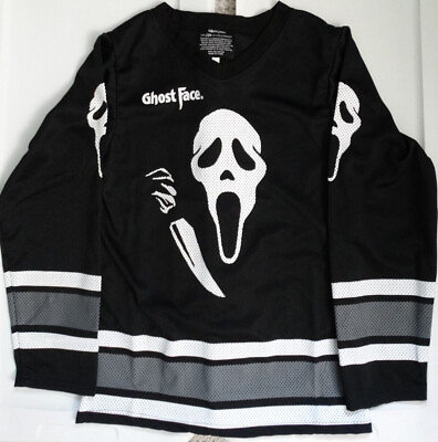 #ad Scream Horror Movie Ghostface Hockey Jersey Officially Licensed Shirt $34.99