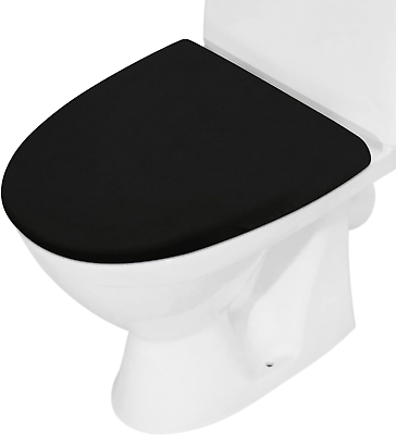 Toilet Lid Cover Bathroom Stretch Spandex Washable Toilet Lid Seat Protector Co #ad $18.74