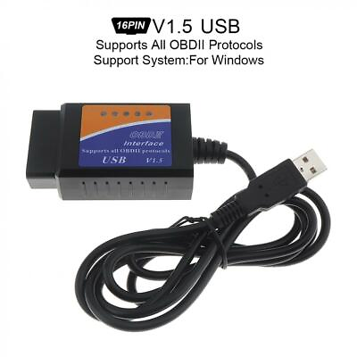 OBDII USB Scanner Interface Mini Diagnostic Auto Car Code Readers amp; Scan Tools $12.50