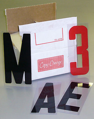 #ad 8 Inch Portable Sign Letters Flex Letter Changeable Copy Message Letters $77.00
